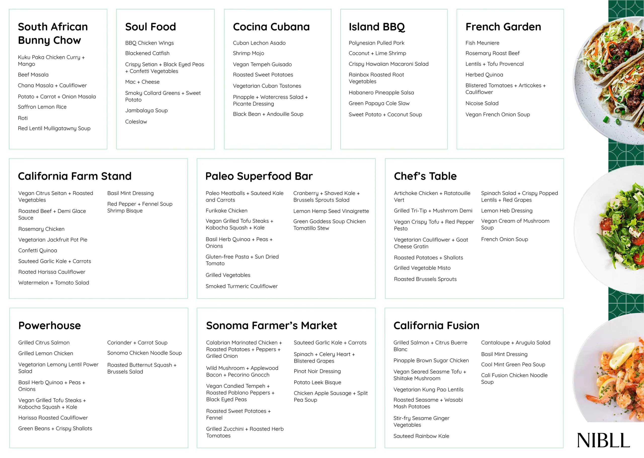 corporate catering sample menus page 2