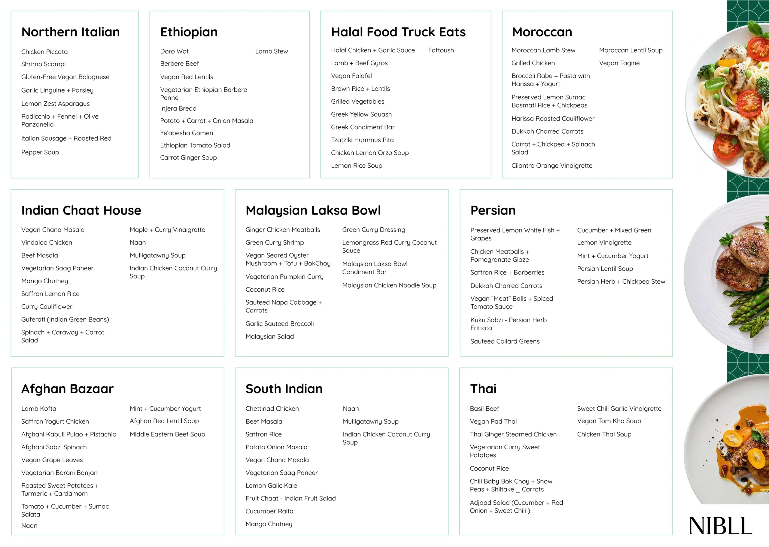 corporate catering sample menus page 4